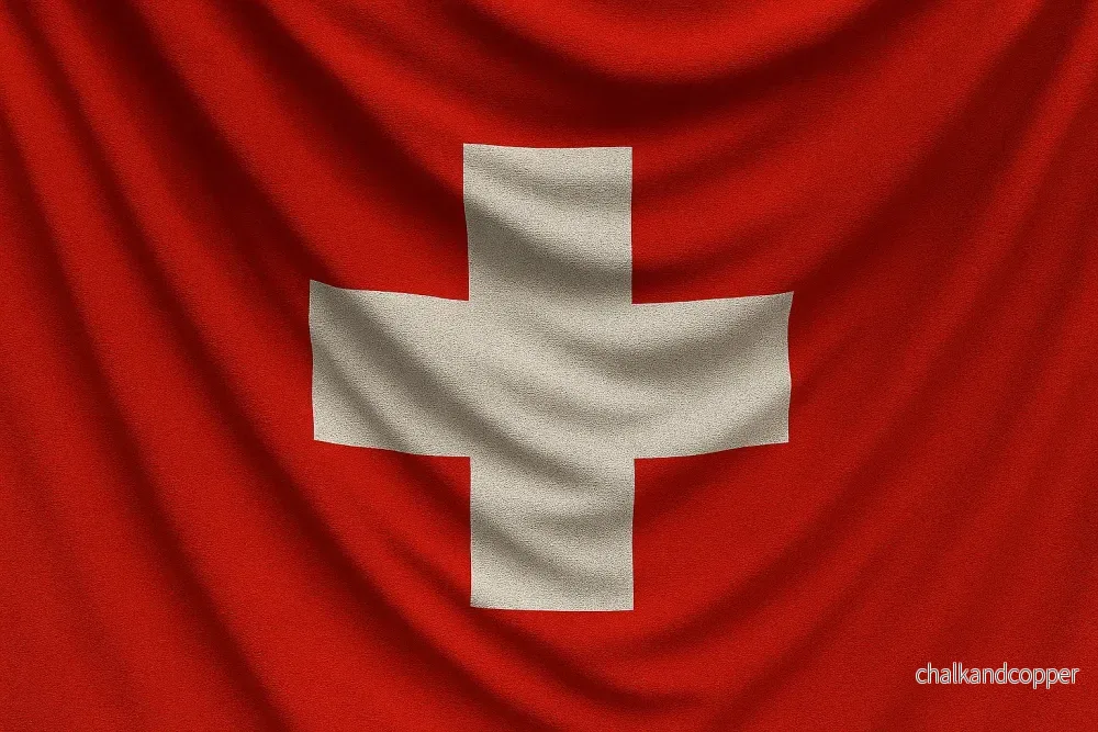 Schweiz – Flagga– Par (2 prints) Schweiz – Flagga– Par (2 prints)