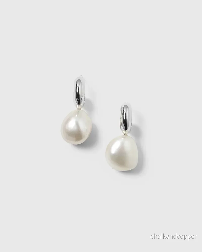 Paxton Earrings Silver Syster P