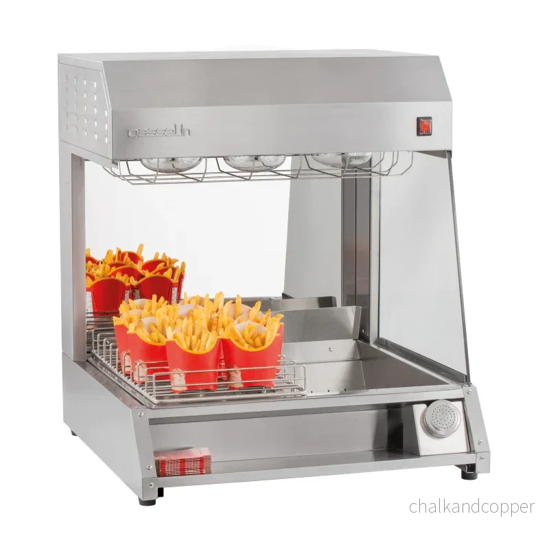 Pommes fritesvärmare och förvaringsstation – infraröda lampor – 61,5 cm Pommes fritesvärmare och förvaringsstation – infraröda lampor – 61,5 cm