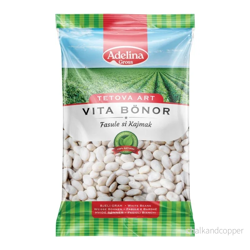 TETOVA VITA BÖNOR 900g