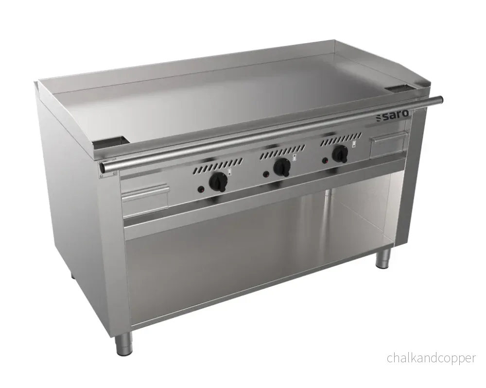 SARO Gas Teppanyaki Grill med öppet stativ modell TED3/140 G