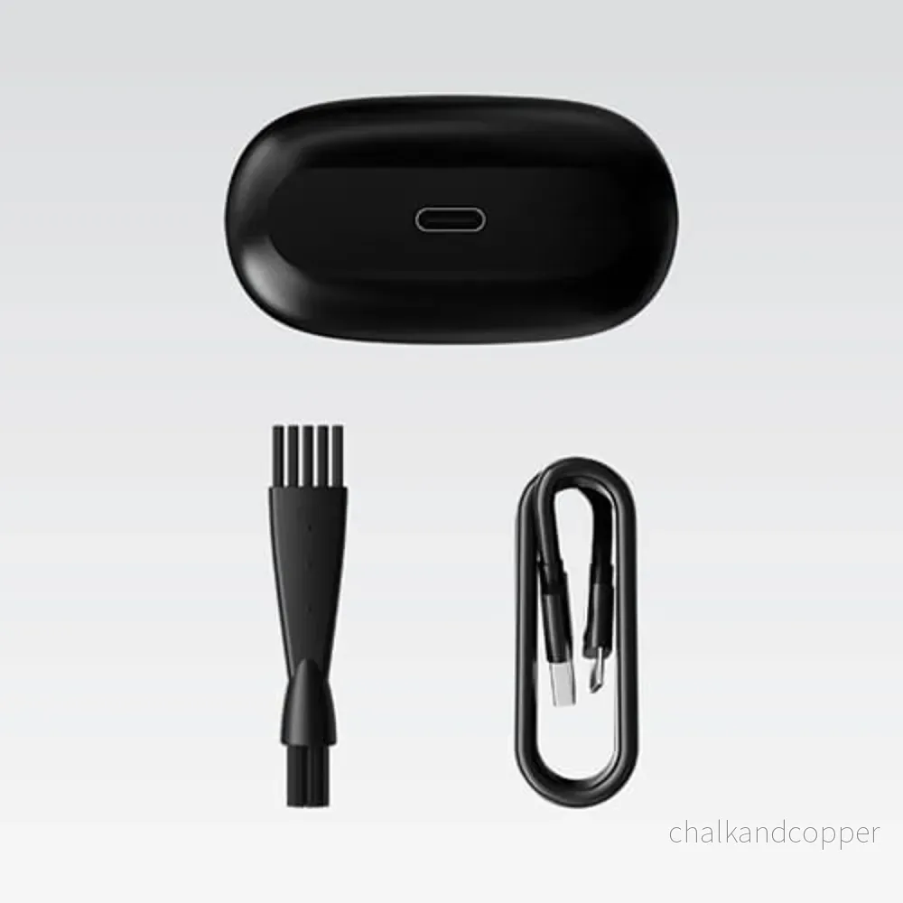 Maestro elektrisk rakapparat, 2 huvuden, USB C-laddning, drifttid upp till 60 minuter, enkel rengöring, MR-671 - Bild 2