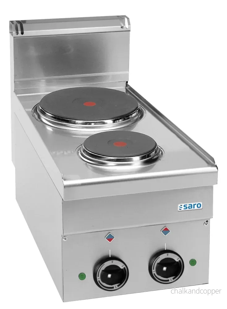 SARO elektrisk spis, 2 kokplattor, 600 Line bordsmodell E26 SARO elektrisk spis, 2 kokplattor, 600 Line bordsmodell E26