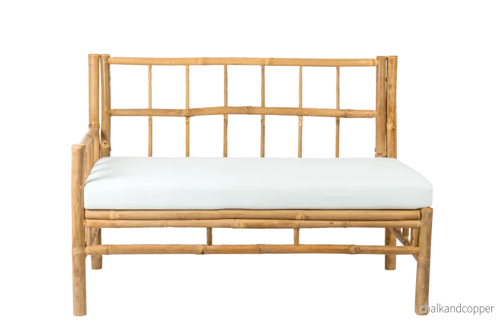 Beate bambu loungesoffa – vänster