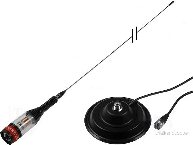 Radioantenn antennmonteringssats 600W 4dBi med magnetisk bas - Bild 2