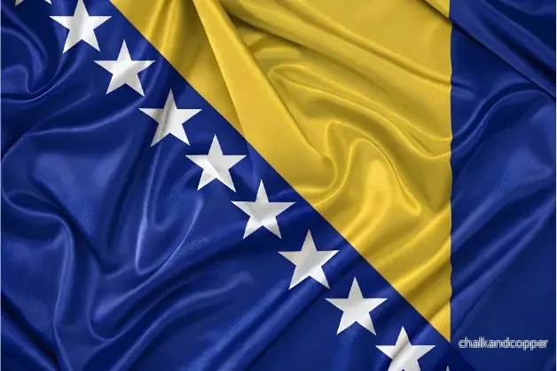 Bosnien och Hercegovinas flagga