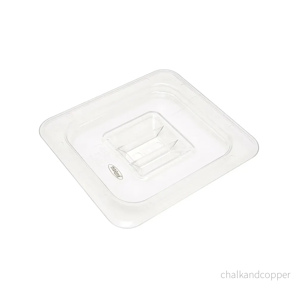 Gastronormlock - 3 st - 1/6 GN - Polykarbonat