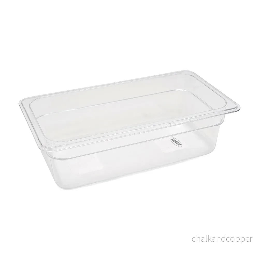 Gastronormbehållare - 3 st - 1/3 GN - 10 cm djup - Polykarbonat