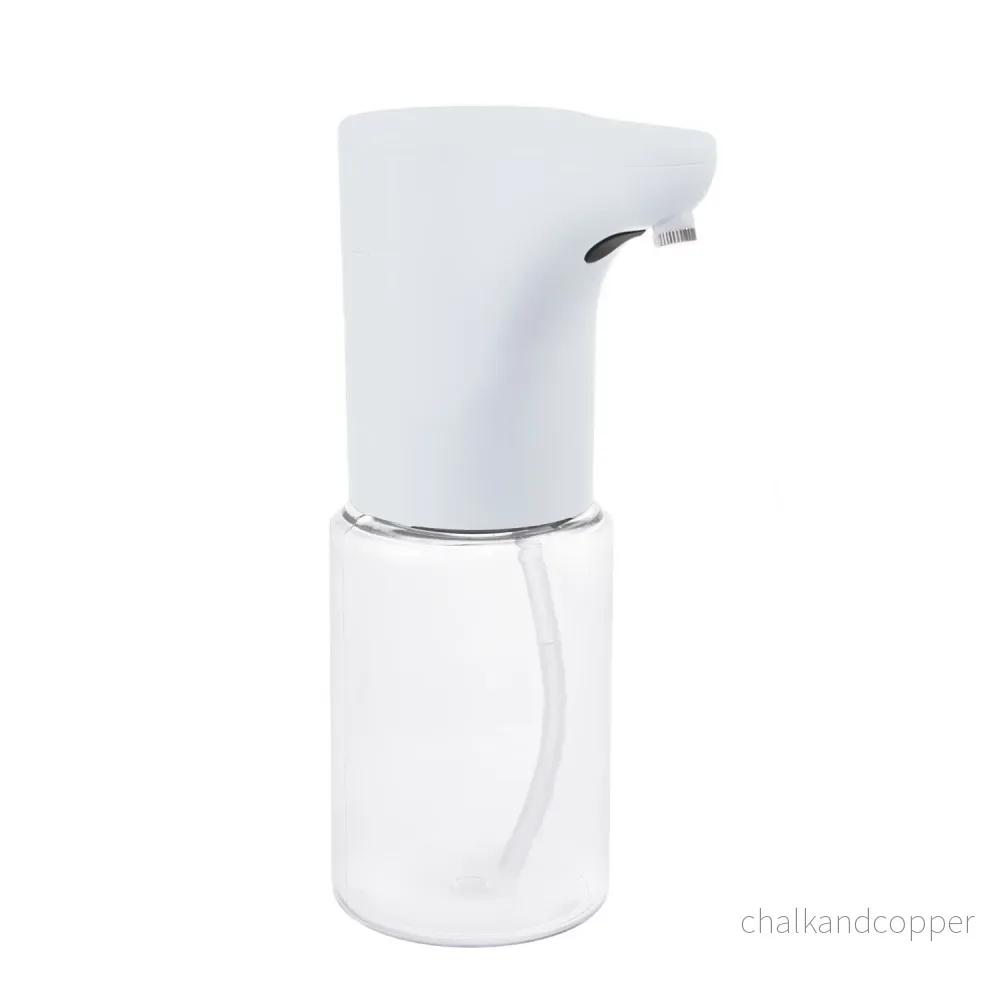 Promedix automatisk dispenser, dispenseringsbehållare för flytande tvål, desinfektionsvätskor, 300 ml, vit, PR-540 W + 4 Varta Industrial AA-batterier - Bild 2