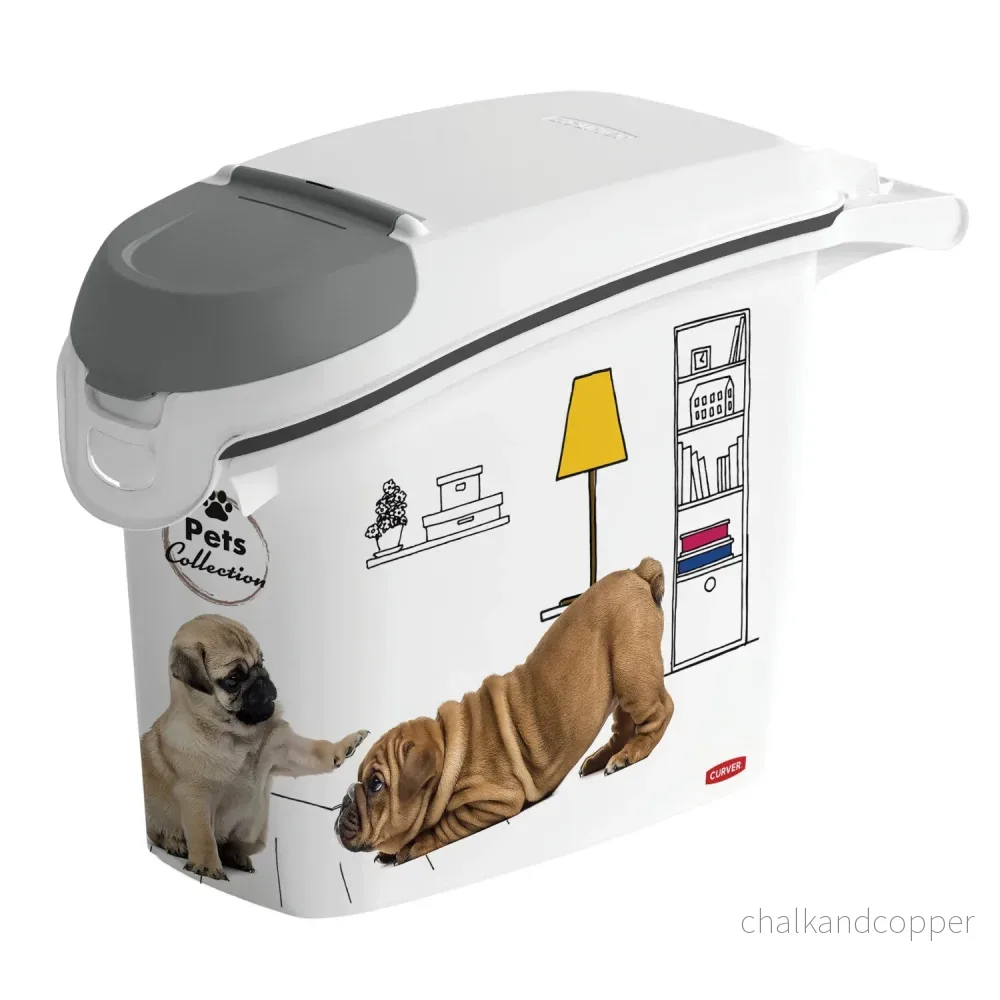 Curver PetLife 6 kg torrfoderbehållare för hundar 23 x 50 x 36 cm