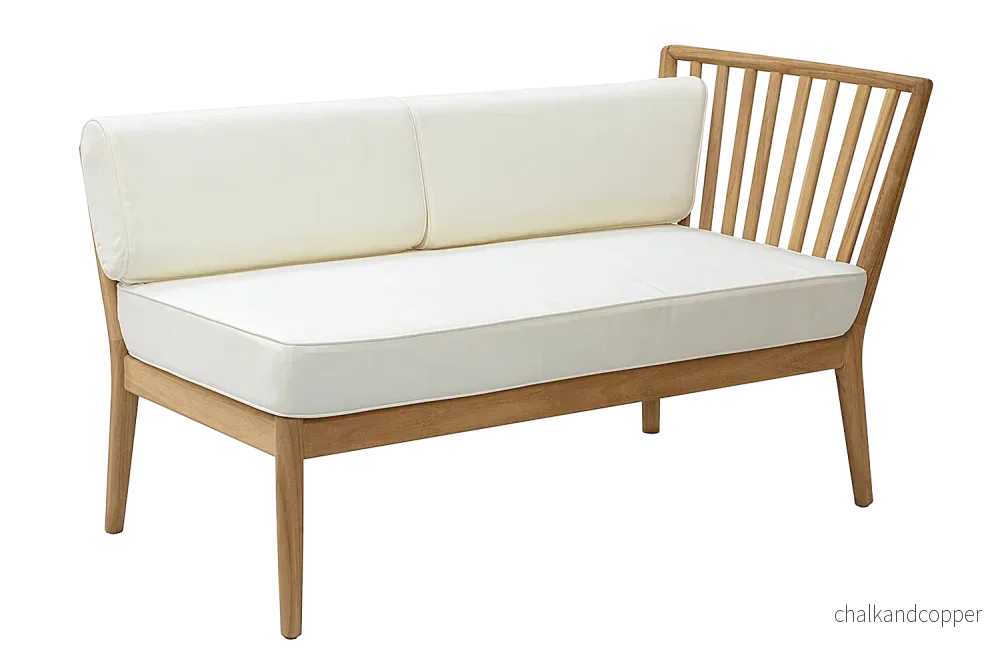 Sienna teak loungesoffa – höger Sienna teak loungesoffa – höger