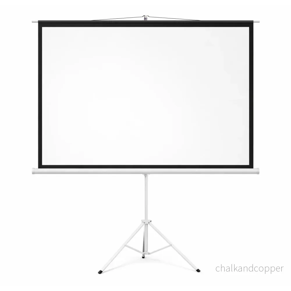 Maclean projektionsduk, diagonal 100 tum, 200x150 cm, på stativ, format 4:3, MC-595 - Bild 2
