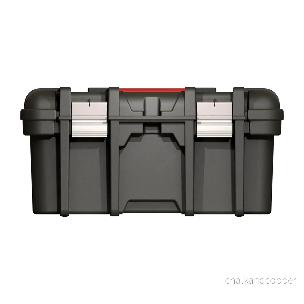 Verktygslåda Keter, metallspärrar, ergonomiskt handtag, Wide Tool Box 16'' - Bild 2