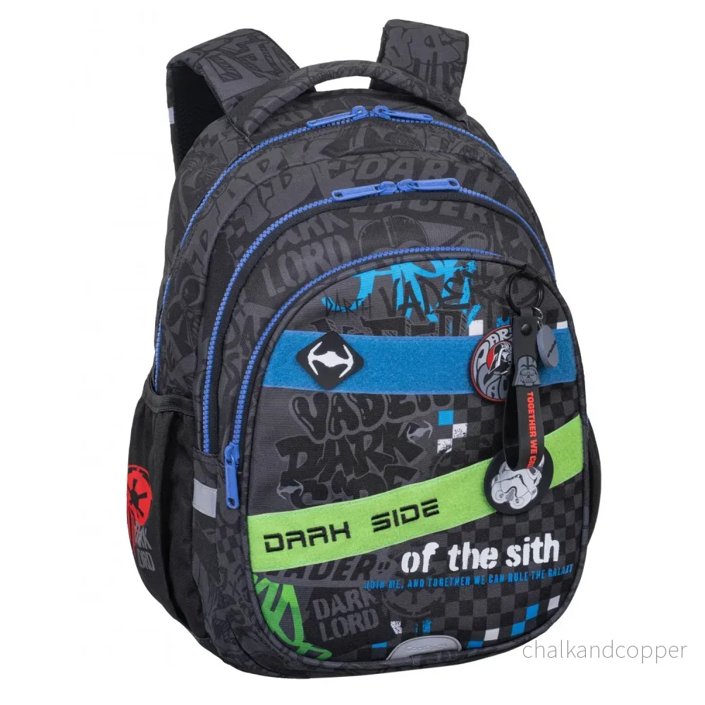 Star Wars Coolpack-skolset, ryggsäcken Jerry (15") med tre fack, formad rygg och justerbara axelremmar samt pennfodralet Jumper 3 med tillbehör - Bild 2