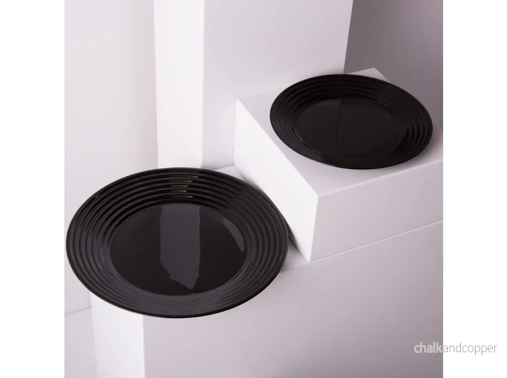 Luminarc Harena Black Round Dessert tallrik 19cm - Bild 2