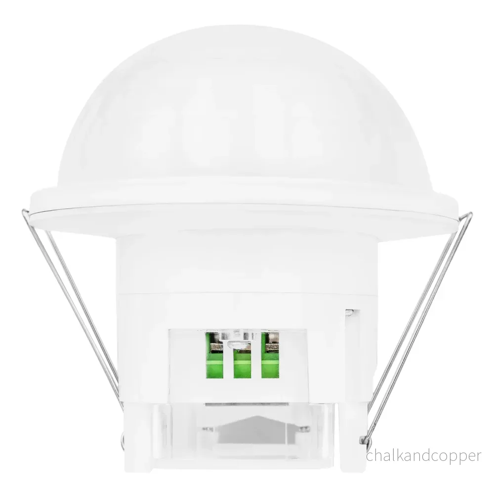 Maclean PIR-närvarosensor, för infällning, räckvidd 10x40 m, 1000 W/2000 W, 220–240 V AC, 50/60 Hz, IP54, MCE822 - Bild 2