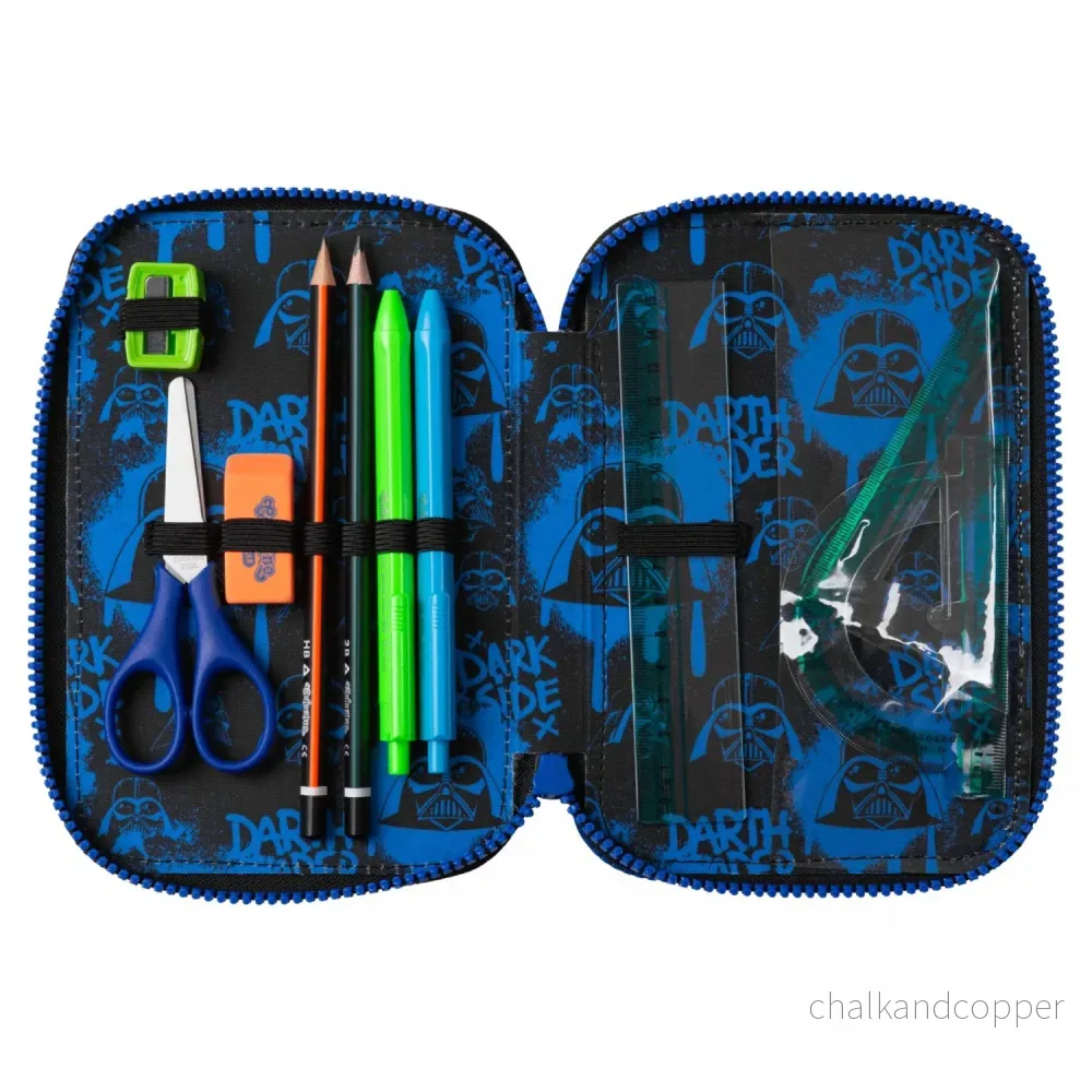Star Wars Coolpack-skolset, ryggsäcken Jerry (15") med tre fack, formad rygg och justerbara axelremmar samt pennfodralet Jumper 3 med tillbehör - Bild 3