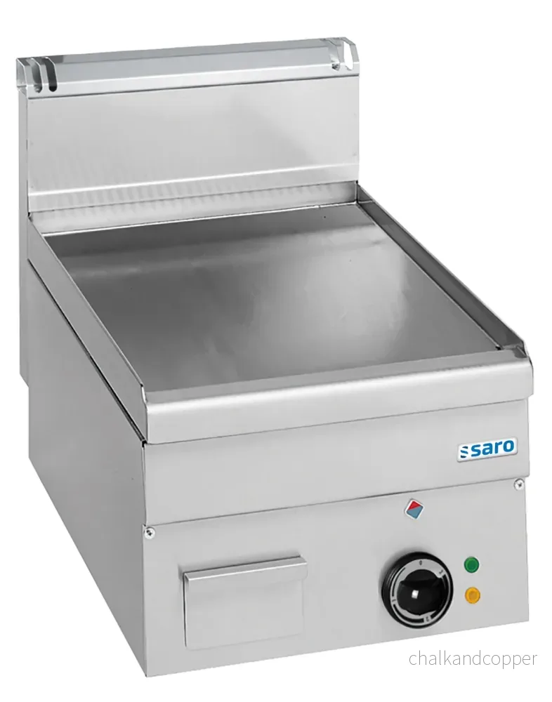 SARO Elektrisk Grillplatta Slät Bordsskiva 400×600 Modell EFT46L