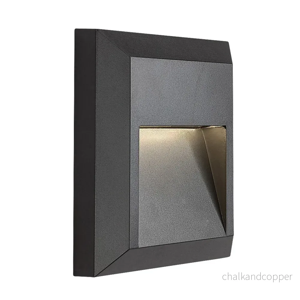 Rabalux-lampa, väggmonterad, utomhus, LED 4 W, antracit, Trento, 2 st. - Bild 3