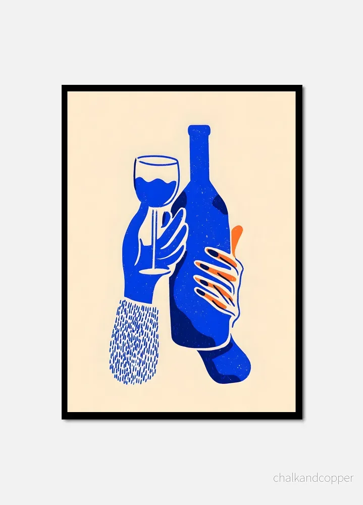 Blue Pour