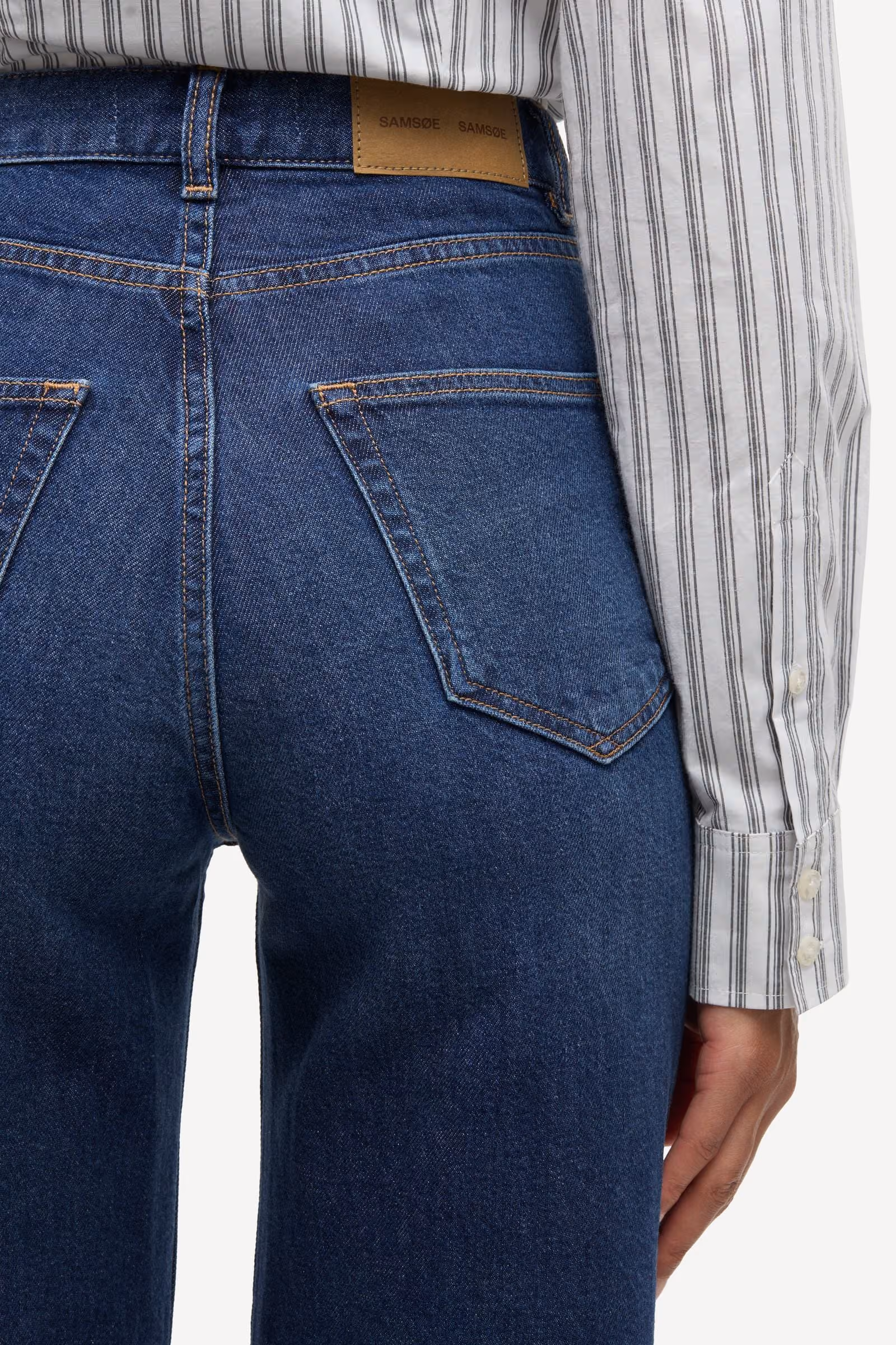 Sarebecca Jeans Tuck 16139 Paris blue comfort Samsoe Samsoe - Bild 3