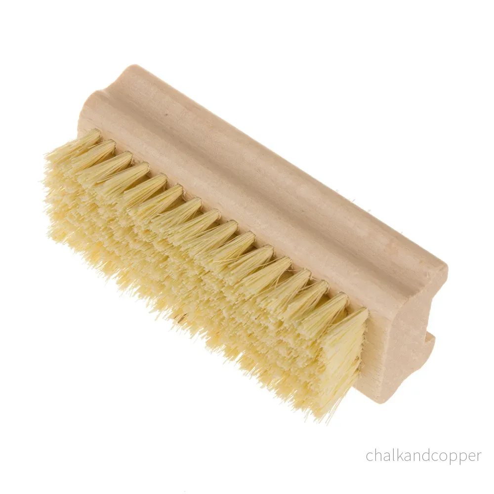 Nagelborste Handborste Av Bokträ Tampicoborst Handtvättborste Dubbelsidig Borste Fingerborste - Bild 3