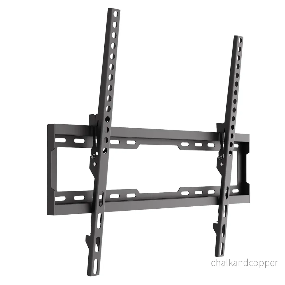TV-fäste/hängare Maclean, max VESA 600x400, 37–86 tum, upp till 45 kg, svart, lutningsjustering 0°–-8°, MC-188 - Bild 3