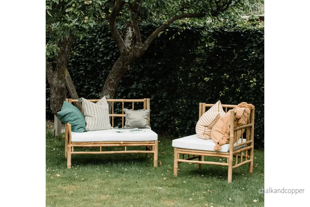 Beate bambu loungesoffa - hörna - Bild 3