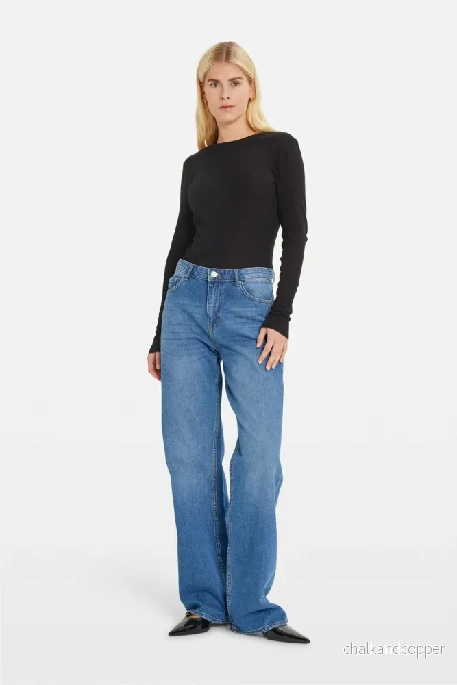 Enbree Jeans 6863 Worn Dark Blue Envii Enbree Jeans 6863 Worn Dark Blue Envii