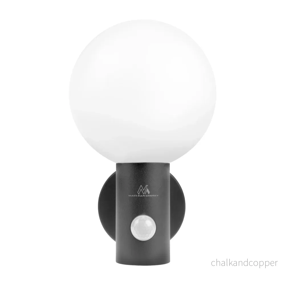 Maclean rörelsesensor LED-lampa, PIR rörelsesensor, grå, 15W, IP65, 1600lm, neutralvit (4000K) MCE515 GR, 2 st - Bild 3