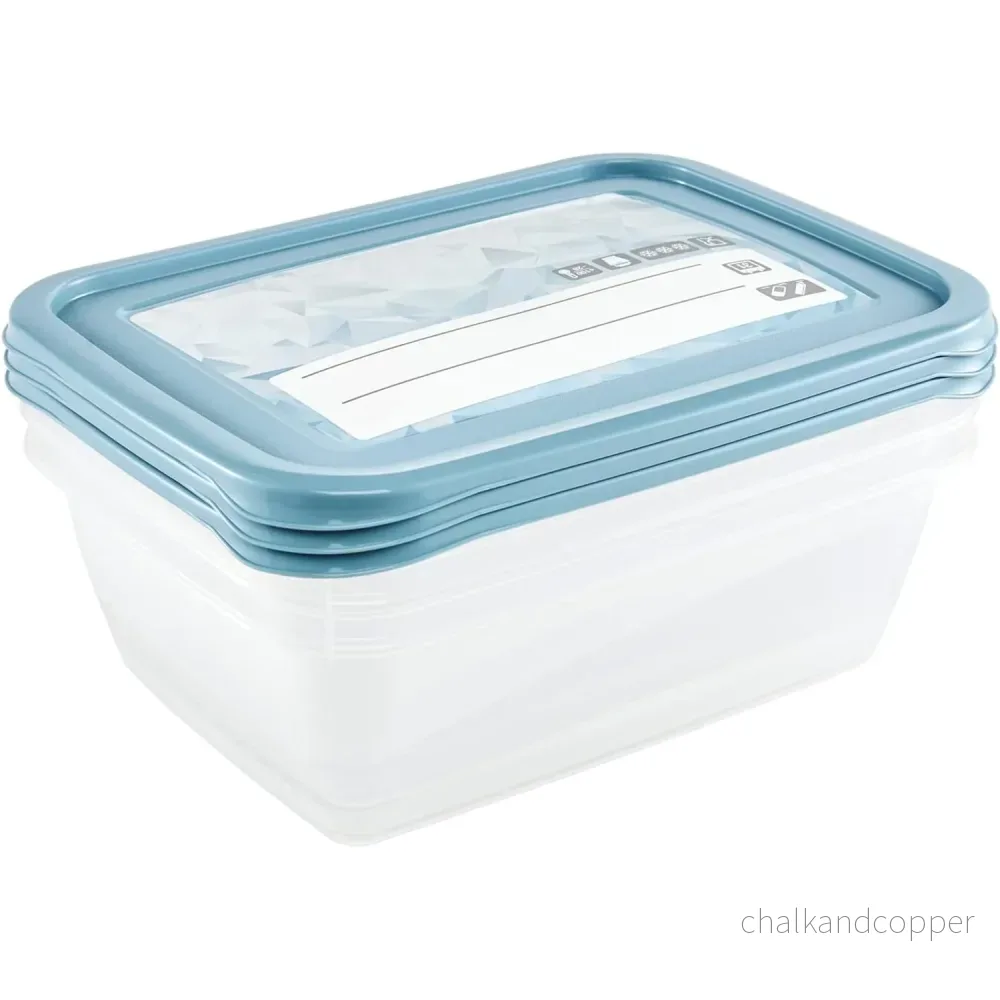Set om 3 stycken 1250 ml Mia Magic Ice matbehållare Keeeper - Bild 3