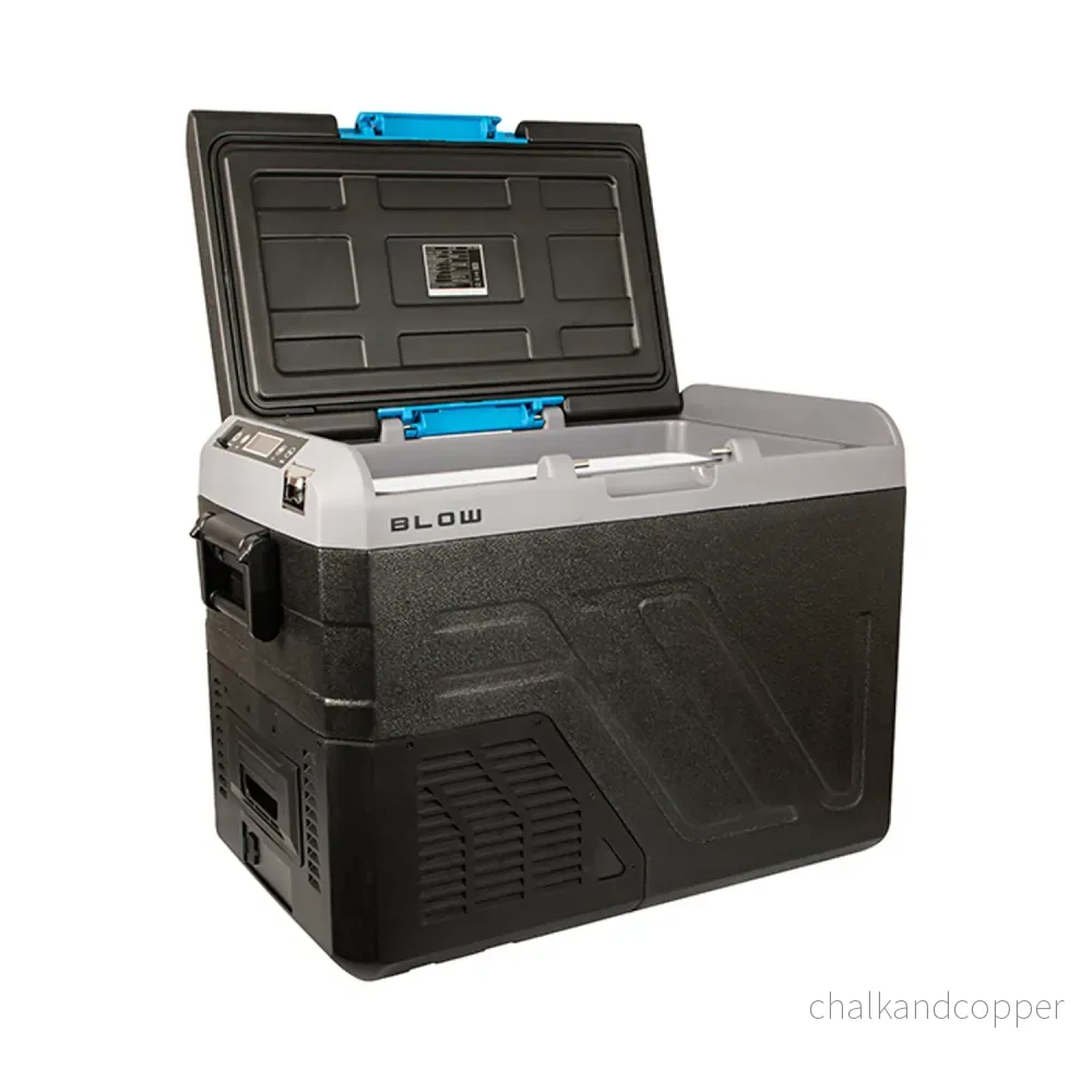 Blow kompressordriven bilkylbox för fritidsbruk, volym 35 liter, pekskärmskontrollpanel, 12 V, 24 V och 230 V, USB-C-uttag, 44-208# - Bild 2