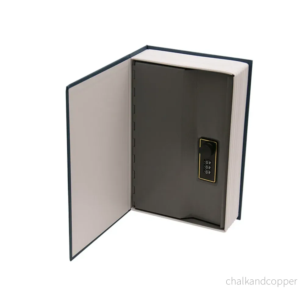Spårbar sparbössa, bokimitation, kombinationslås, BookSafe Pro - Bild 3
