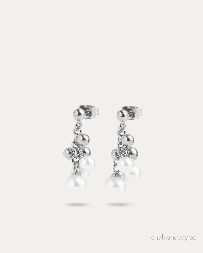Bubbles Pearl – Silverörhängen Bubbles Pearl – Silverörhängen