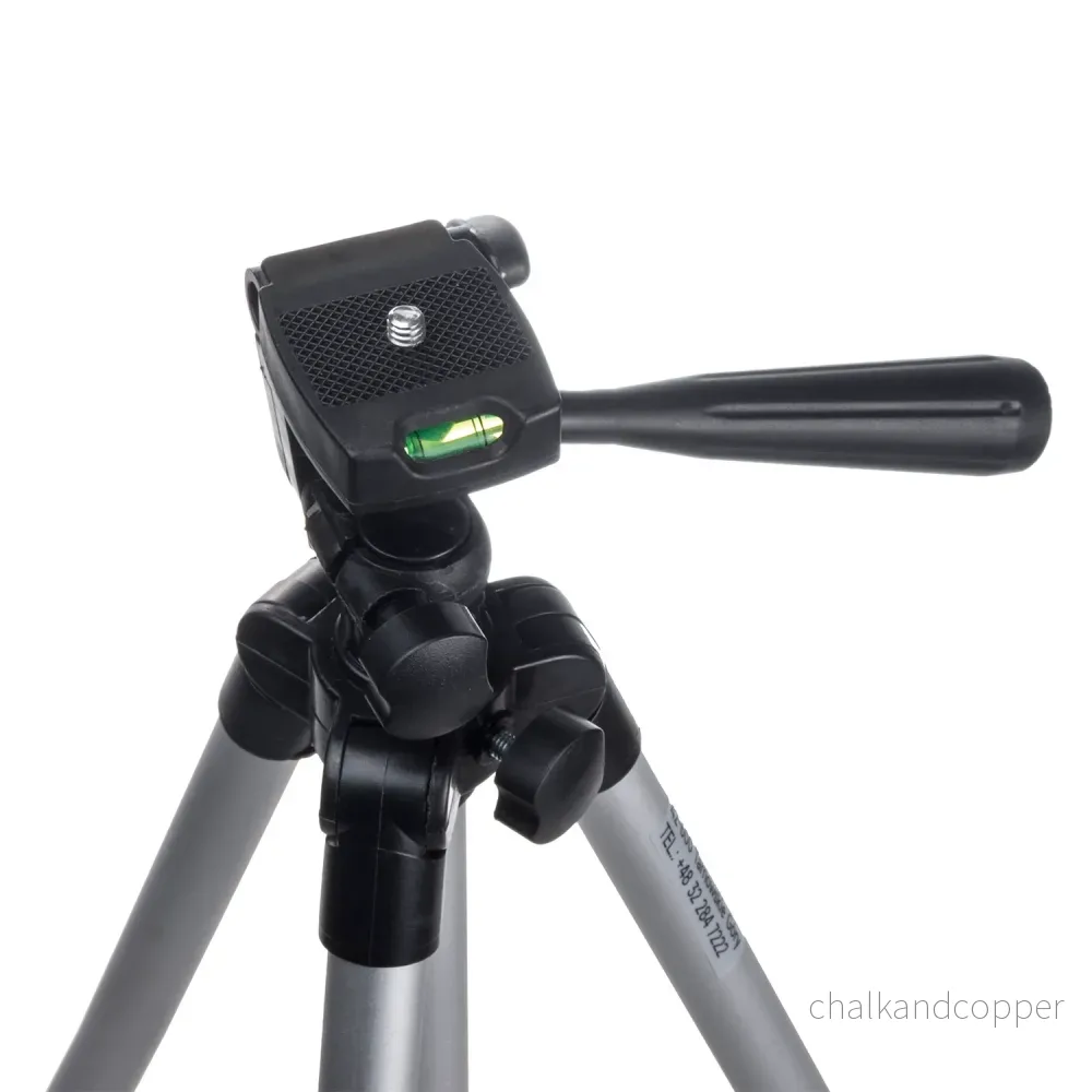 Maclean MC-164 Universal 1/4" Stativ Med Telefonhållare Och Väska Lämplig För Kameror Videokameror Smartphones Ringlampor Stativ Fällbar Justerbar Höjd Max 102cm - Bild 3