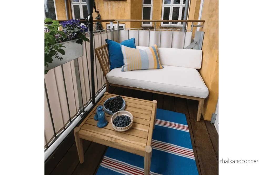 Sienna teak loungesoffa - vänster - Bild 2