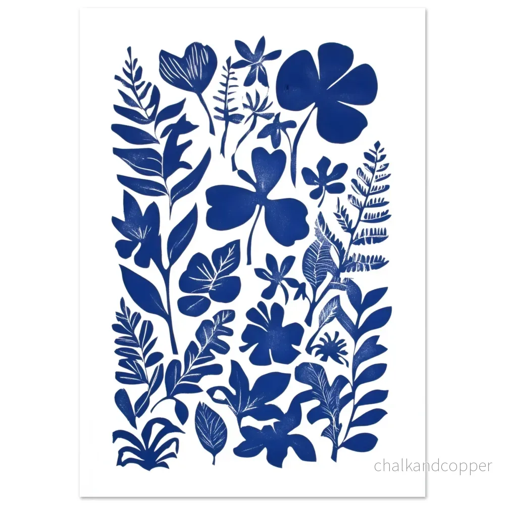 Azure Petals on White - Bild 3