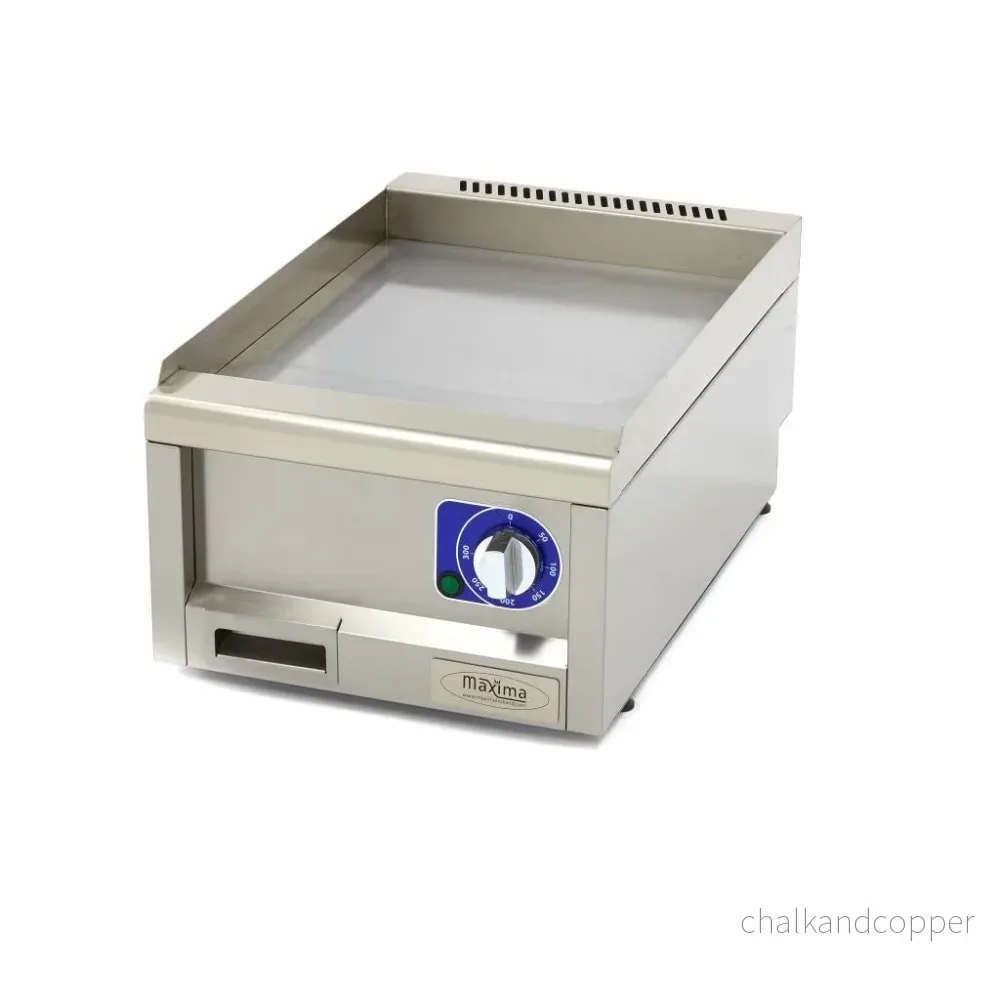 Professionell kvalitetsstekpanna - Slät - Enkel enhet - 60 cm djup - Elektrisk
