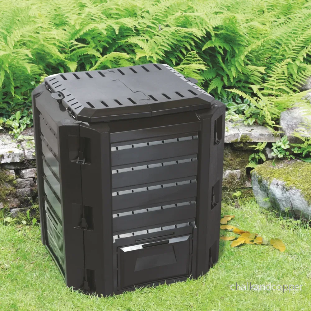Prosperplast kompost, frostsäker, 380l, svart, Compogreen - Bild 3