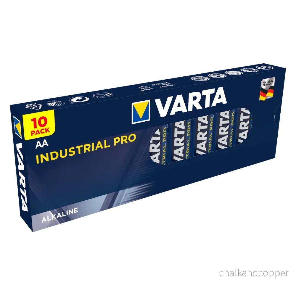 30x R-06 LR6 AA 1,5V alkaliskt batteri Varta Industrial 4006 - Bild 2