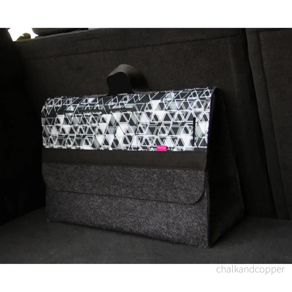 Arco Design väska, bagagerumsorganisatör, 46x20cm, B-LUX Triangle - Bild 2