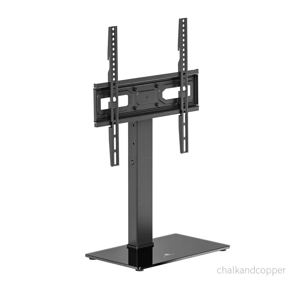 Universal TV-stativ Maclean, för RTV-skåp, stativ, max. 40kg, max. VESA 400x400, höjd- och vinkeljustering, för TV-apparater 32-65", MC-1240 - Bild 2