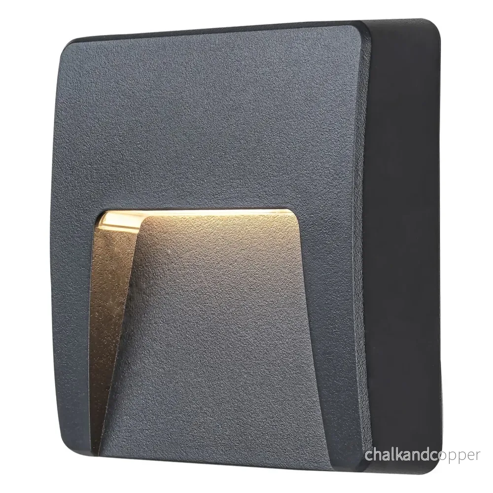Rabalux vägglampa, utomhus, IP65, LED 3W, antracit, Trento