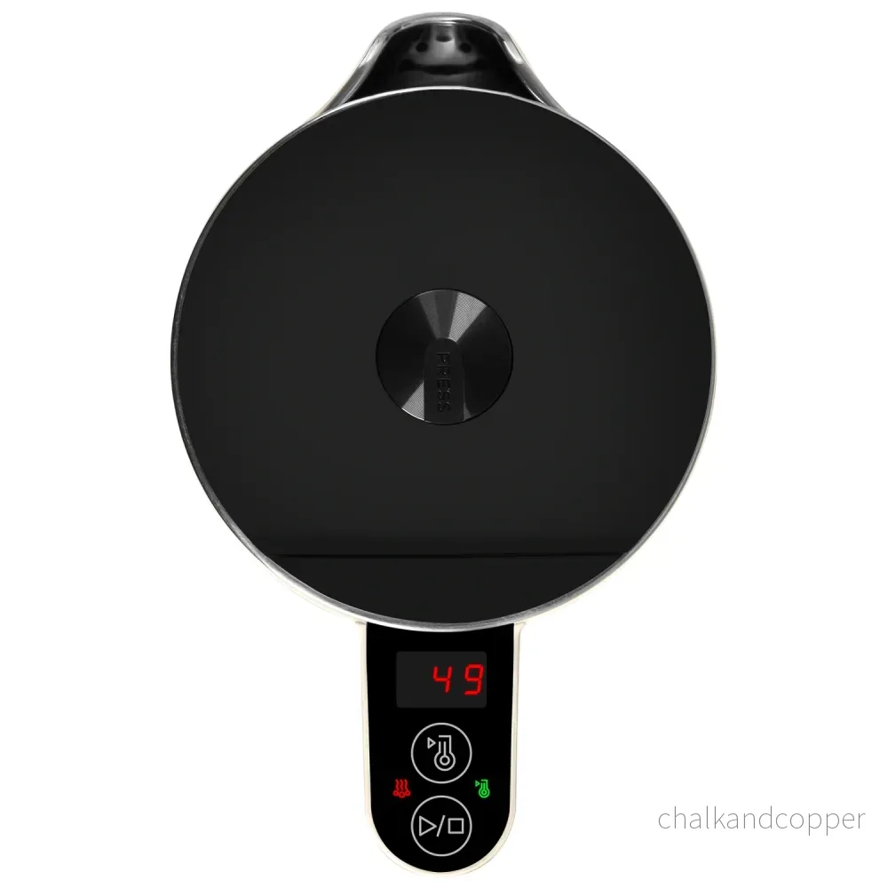 Concept Norwood Vattenkokare I Rostfritt Stål Med Temperaturkontroll 45/60/70/85/90/95/100°C KEEP WARM-Funktion 1,5L 1850-2200 W Svart - Bild 3