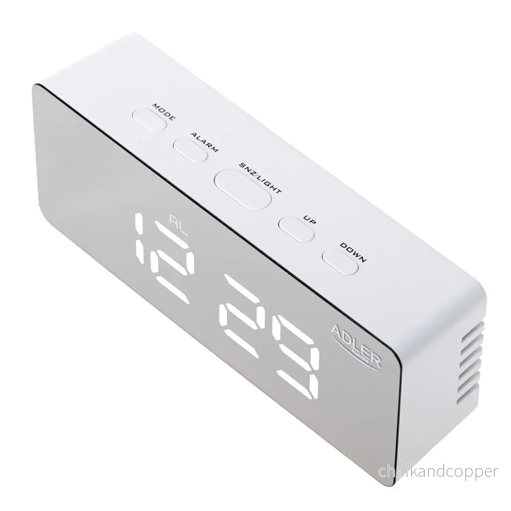 Väckarklocka med LED-display och termometer Adler AD 1189 W - Bild 3