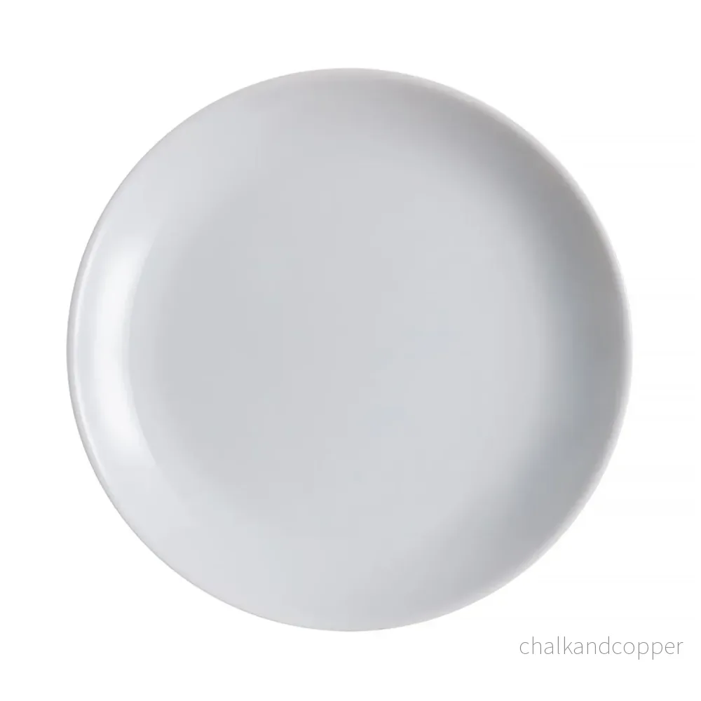 Luminarc desserttallrik, rund, 19 cm, grå, Diwali Granite