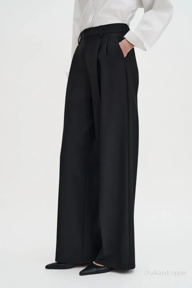 Darcey Wool Trousers Black Filippa K - Bild 2