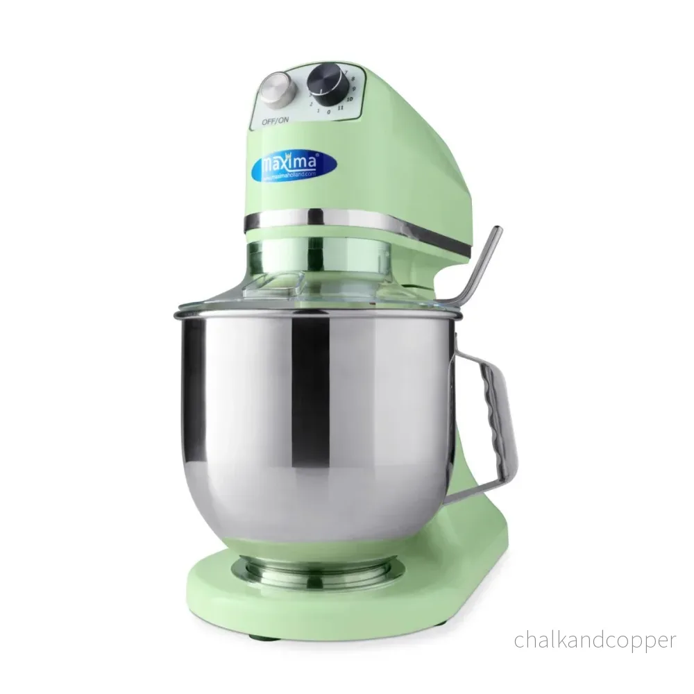 Mixer - 7 liter - Upp till 2 kg deg - Grön