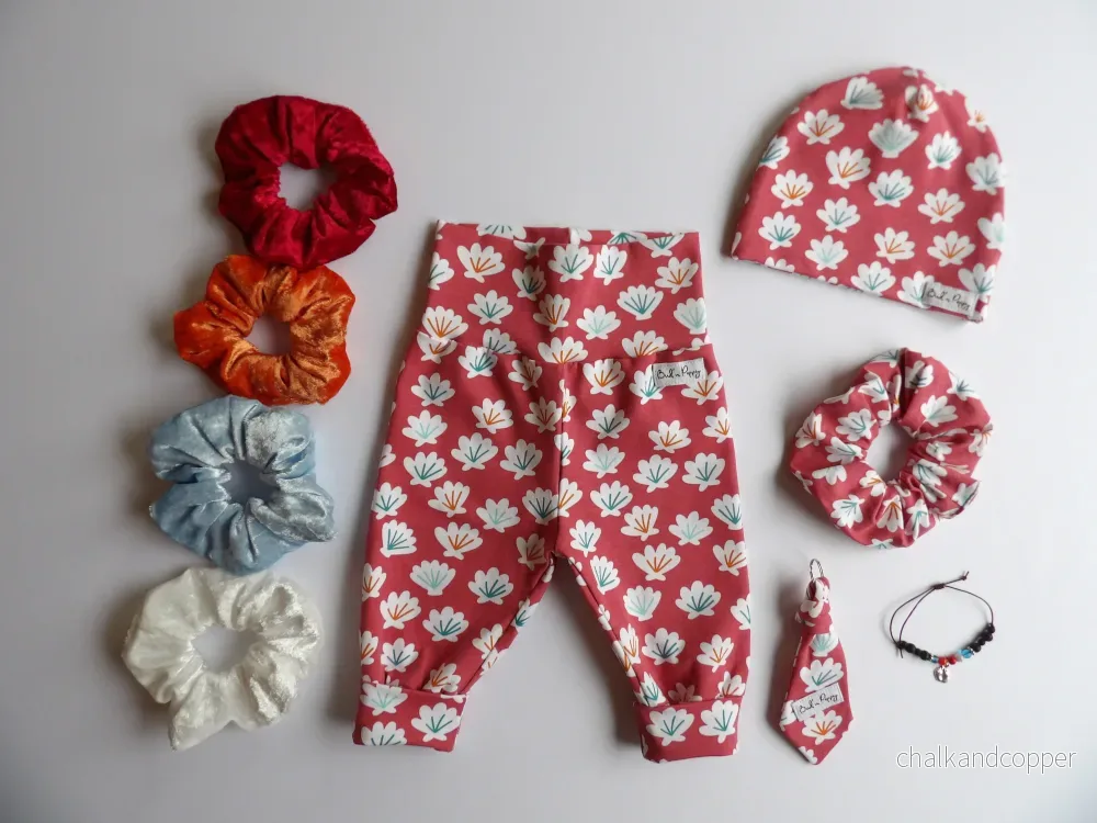Storlek 50, Ocean Ember – Handgjort babyset, OEKO-TEX®-certifierade tyger Storlek 50, Ocean Ember – Handgjort babyset, OEKO-TEX®-certifierade tyger