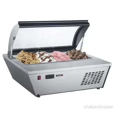 Glassdisk / Scoop ice - 4 X GN 1/3